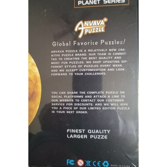 The Sun Planet Series 1000 Piece  Anvava Puzzle - Picture 4 of 4
